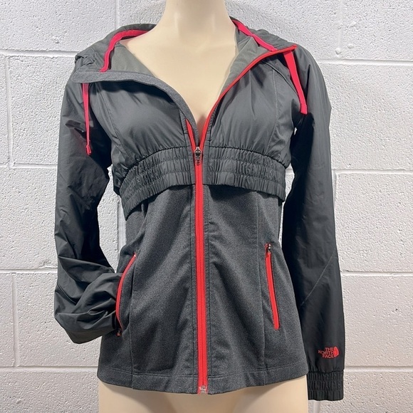 The North Face Jackets & Blazers - The north face, gray and hot pink windbreaker​​​​​​